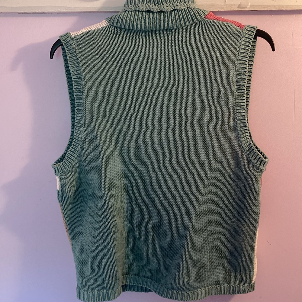 Vintage Floral Sweater Vest - Picture 13 of 13